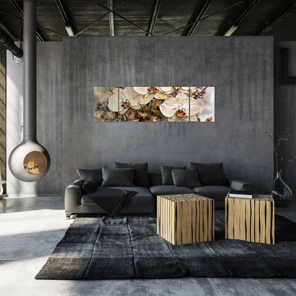 Obraz - Storczyki (170x50 cm)