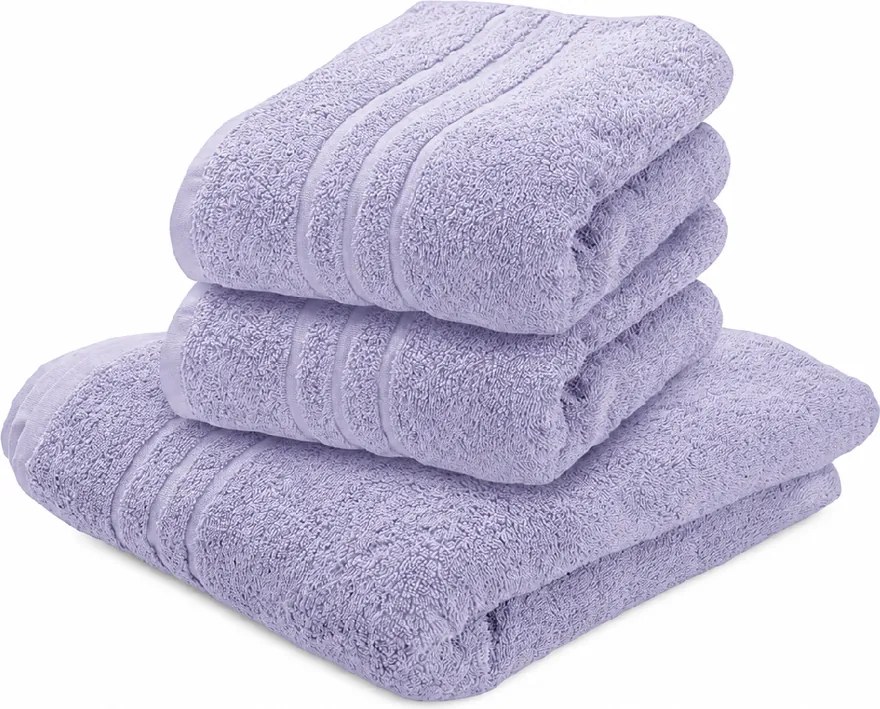 Ręcznik kąpielowy CLASSIC COLOR 70 x 140 cm lawendowy, 100% bawełna
