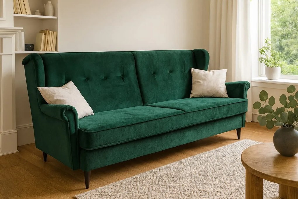 Uszak - Sofa/Wersalka z funkcją spania i pojemnikiem