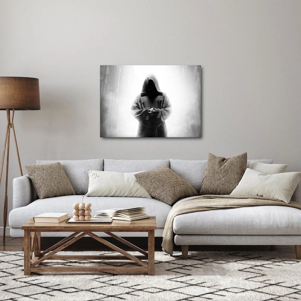 Obraz - Mnich w klasztorze (70x50 cm)