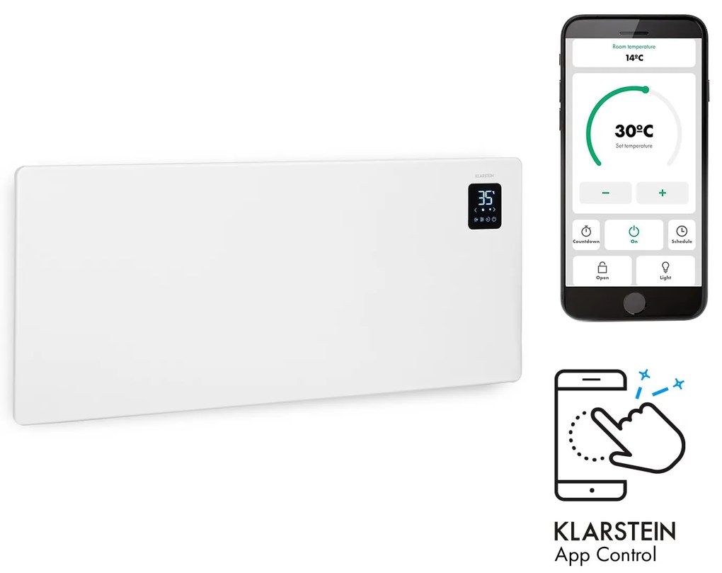 Klarstein Bansin Smart 2500W 25m² Konwektor Biały