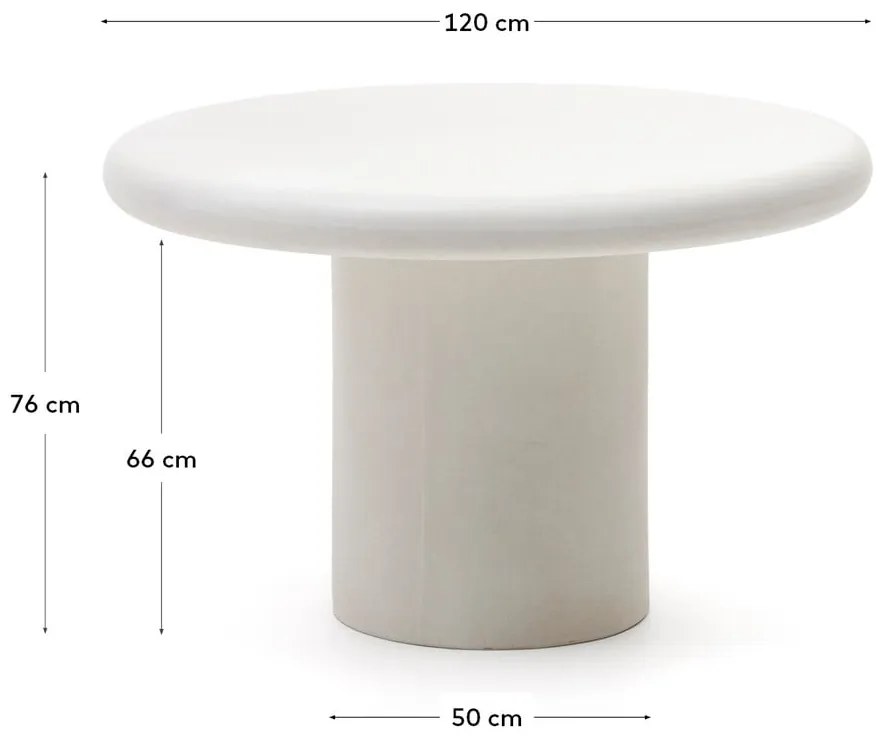 Okrągły stół ogrodowy ø 120 cm Addaia – Kave Home
