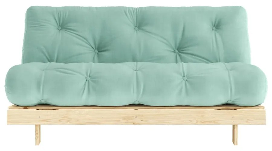 Zielona rozkładana sofa 160 cm Roots – Karup Design