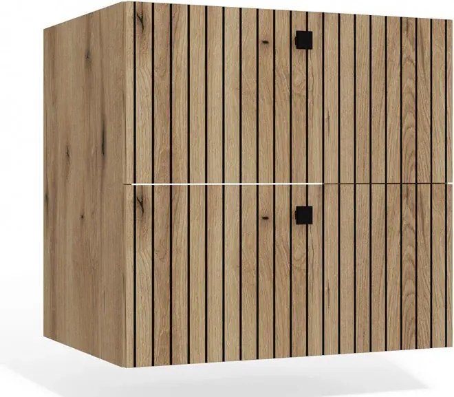 Wisząca szafka 60 cm dąb evoke N2-B09
