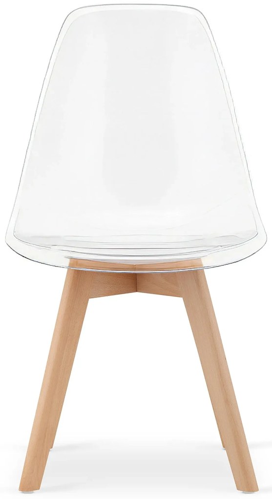 Przezroczyste krzesło skandynawskie ghost N3-L23