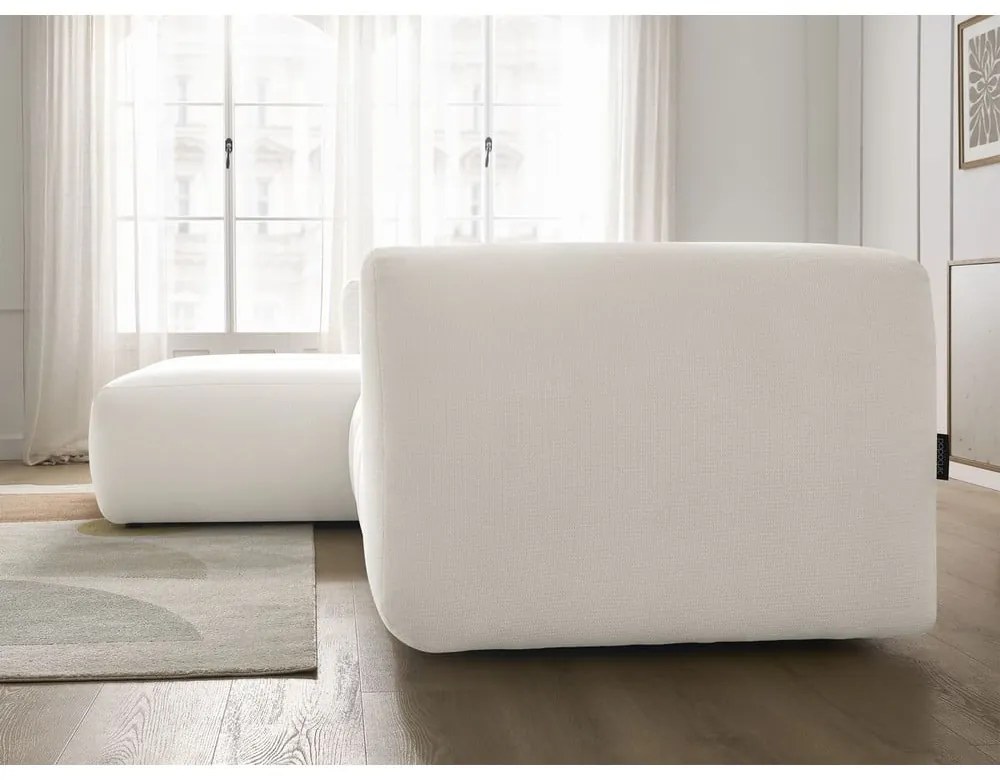 Biały narożnik (lewostronny/z szezlongiem) Talia – Bobochic Paris