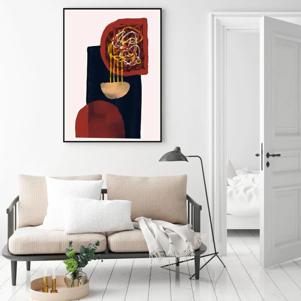 Plakat - Artystyczna abstrakcja (A4)