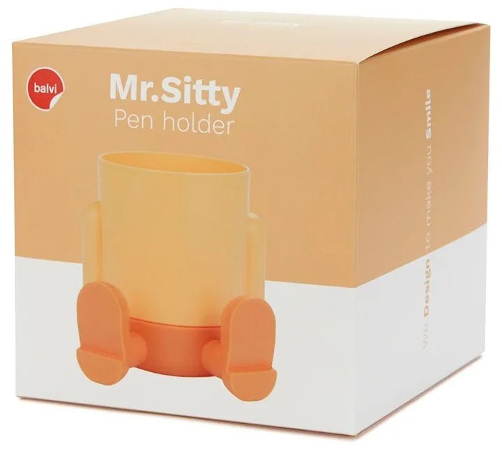 Plastikowy organizer na artykuły papiernicze Mr. Sitty – Balvi