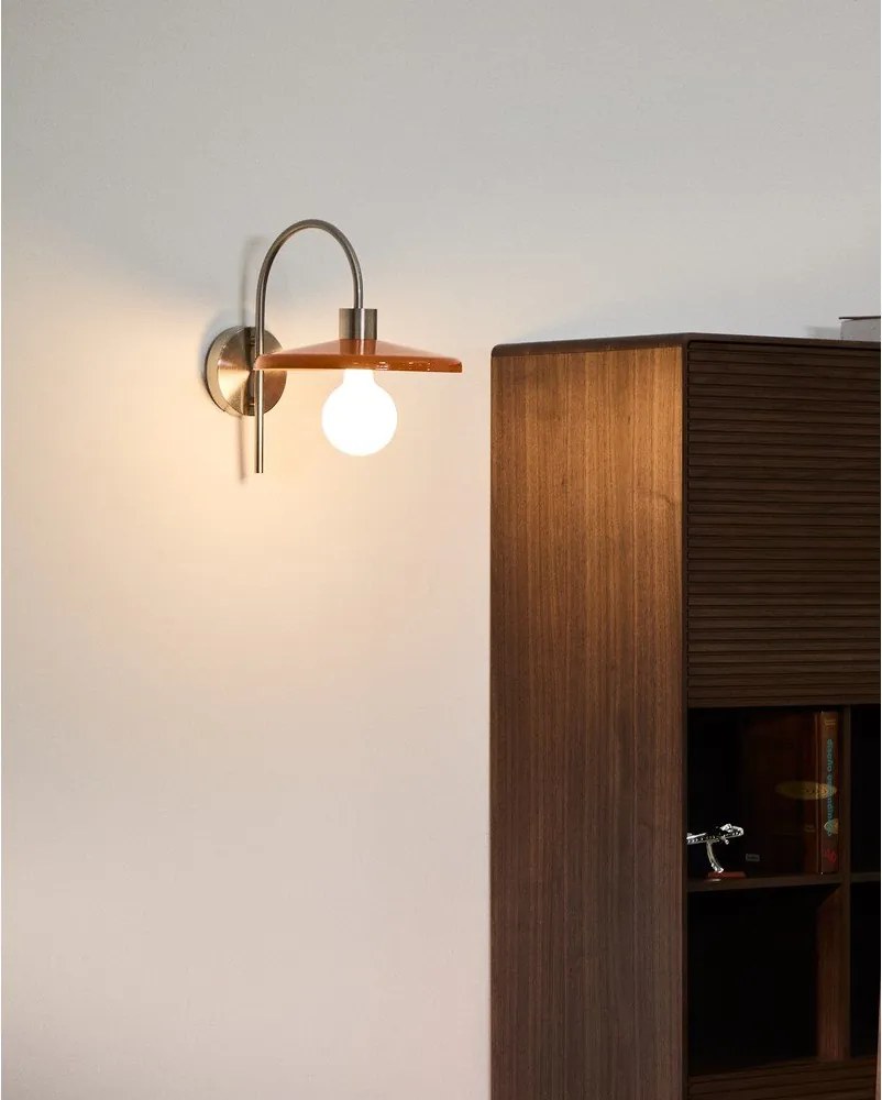 Pomarańczowy kinkiet ø 27 cm Nuvira – Kave Home