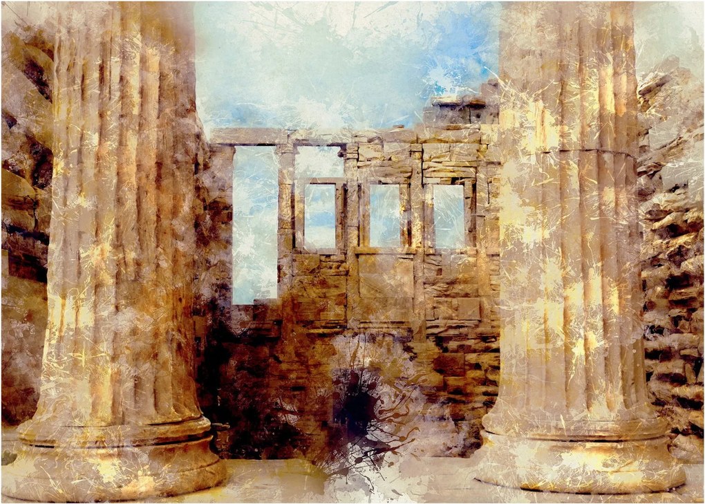 Obraz - Erechtejon, Ateny, Grecja (70x50 cm)