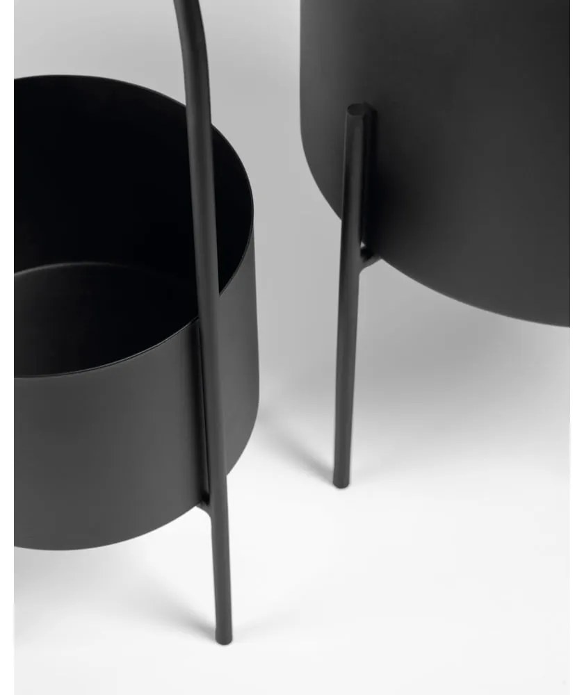 Metalowe osłonki na doniczki zestaw 2 szt. ø 25 cm Mash – Kave Home