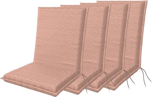 Doppler ART 4041 - set 4 szt. poduszek na krzesło z niskim oparciem