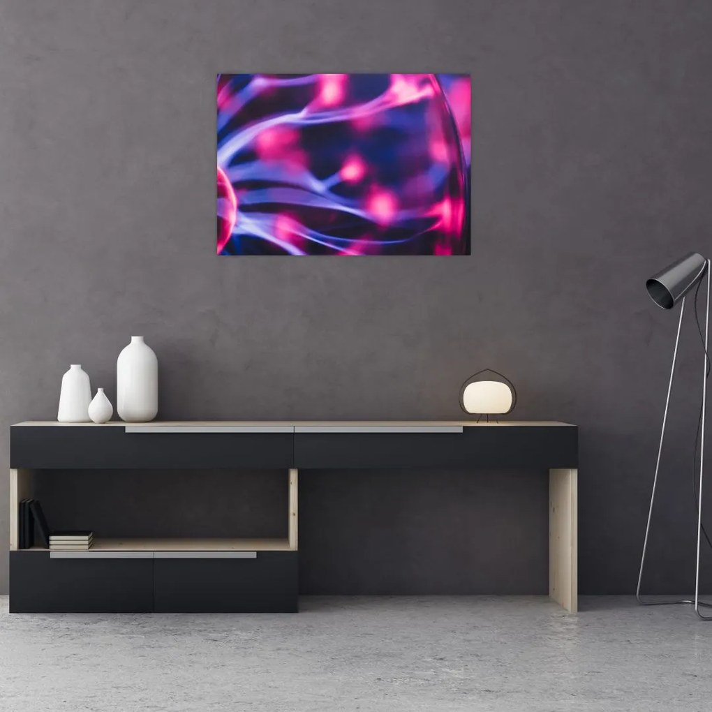 Abstrakcyjny fioletowy obraz (70x50 cm)