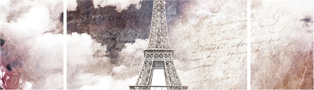 Obraz - Wieża Eiffla, Paryż, Francja (170x50 cm)
