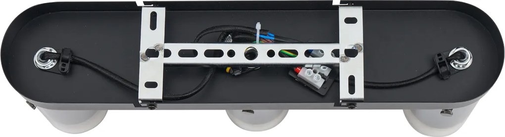 Nowoczesny reflektor sufitowy Gunmetal 3-punktowy obrotowy i regulowany - Drain