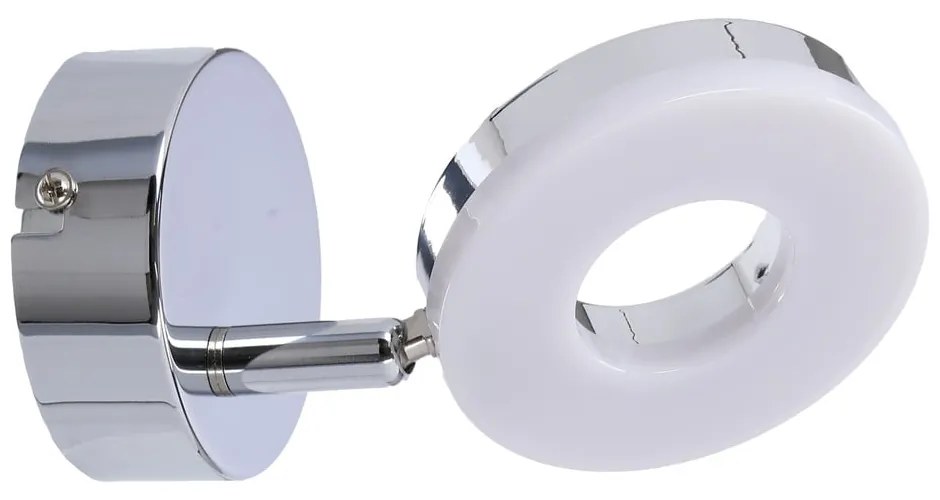 Kinkiet LED w kolorze srebra z połyskiem Thema – Candellux Lighting