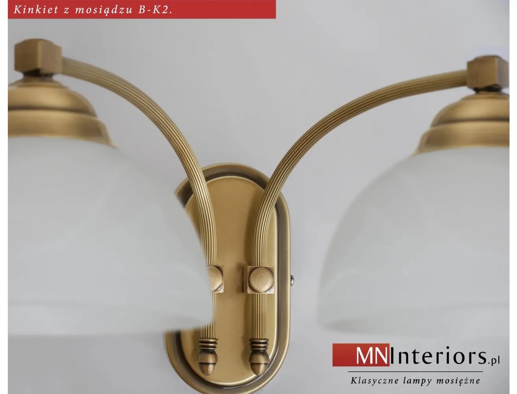 Kinkiet z mosiądzu B-K2