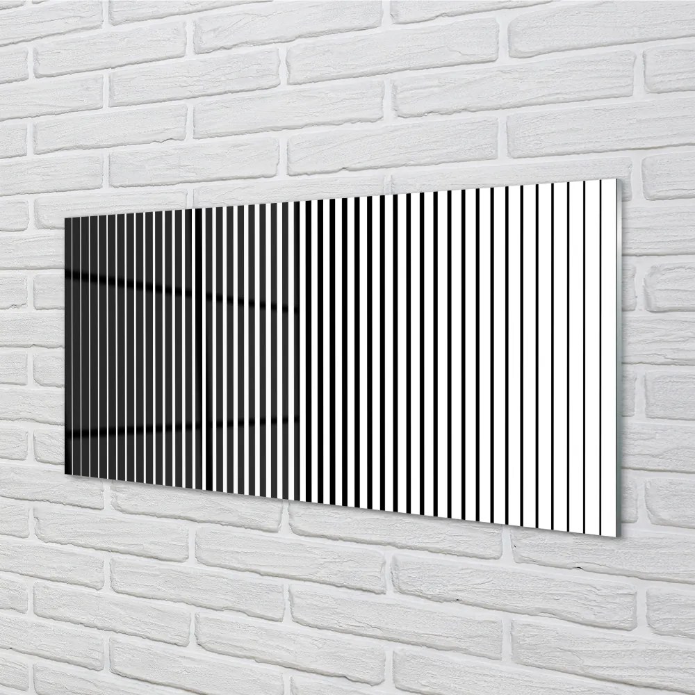 Panel Szklany Gradientowy Wzór Zebry