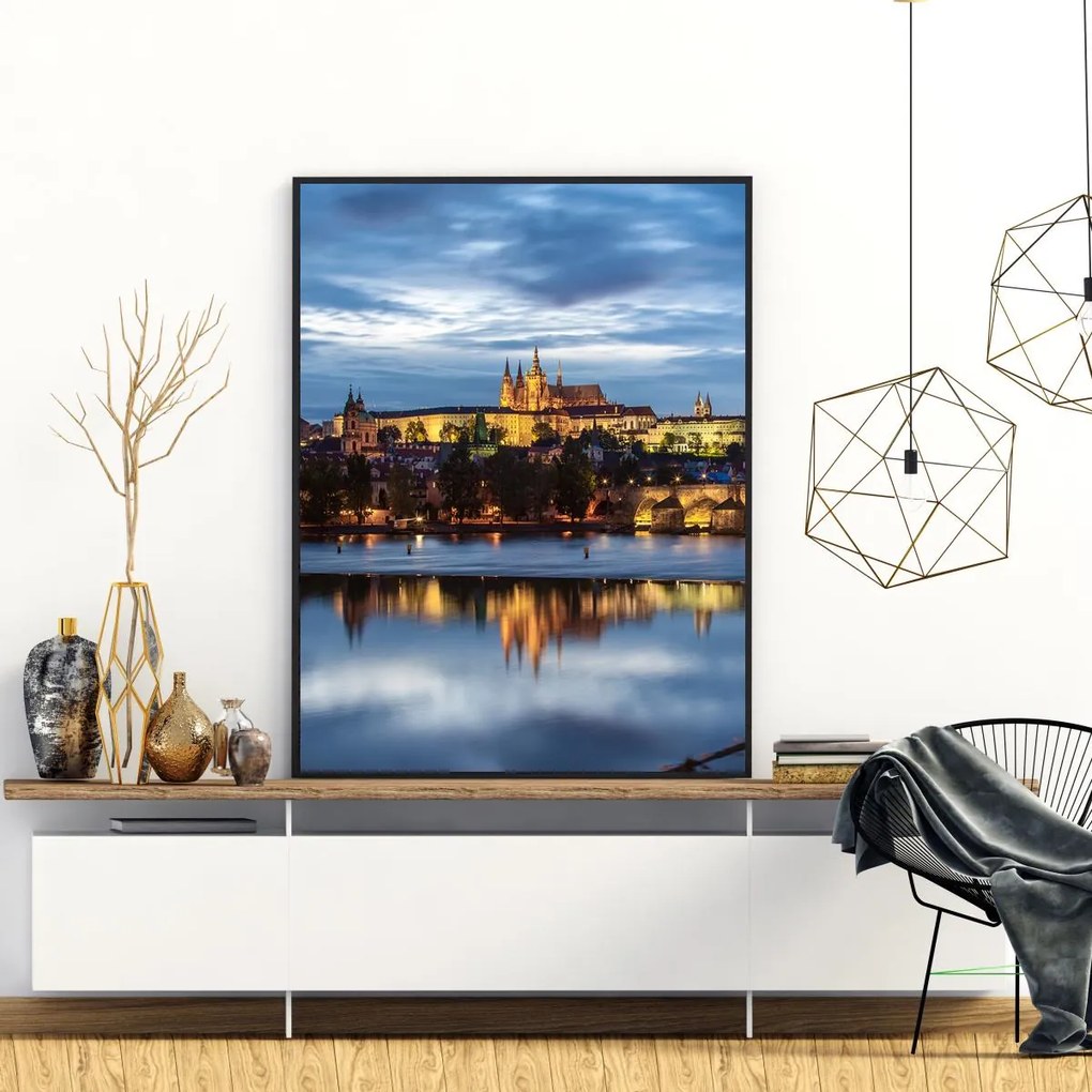 Plakat - Wieczorna Praga (A4)