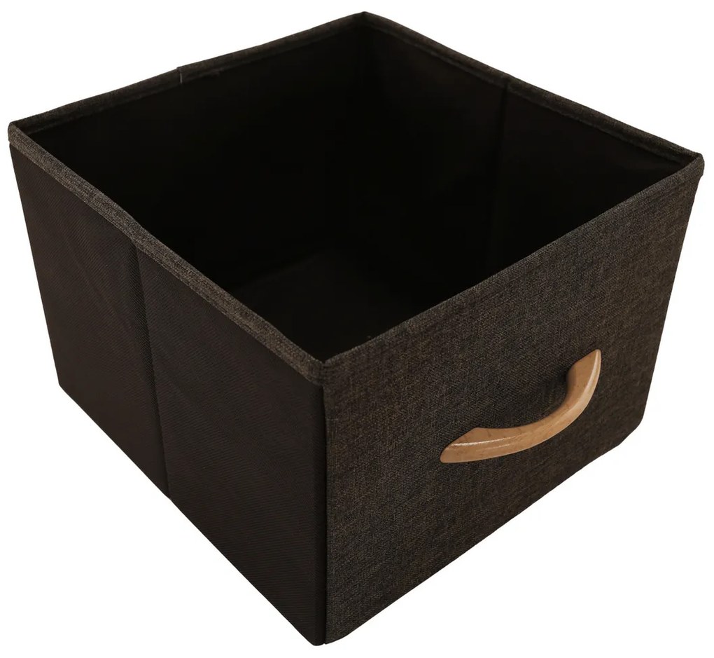 Komoda z szufladami z tkaniny HAZEL TYP 4, brązowy, S