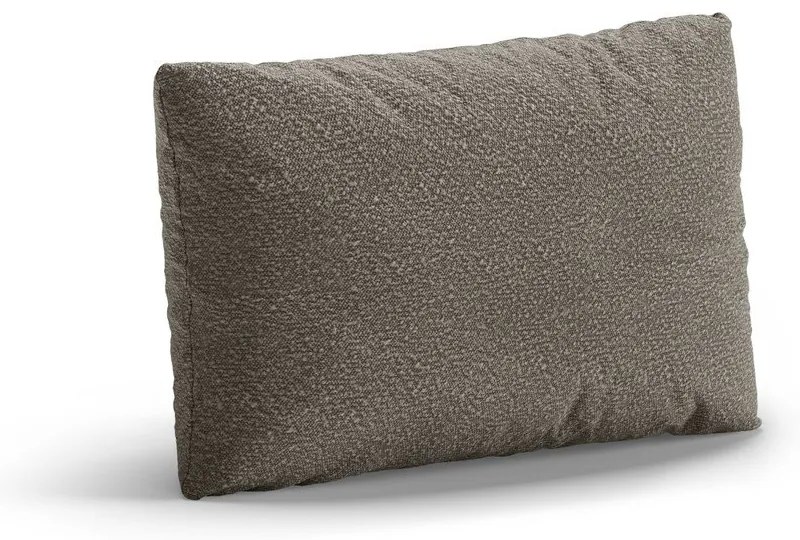 Szara poduszka na sofę z materiału bouclé Poppy – Micadoni