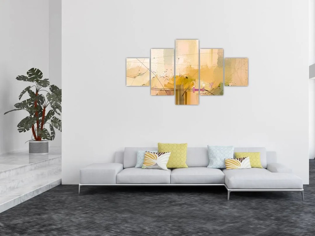 Obraz - Abstrakcja, obraz olejny (125x70 cm)