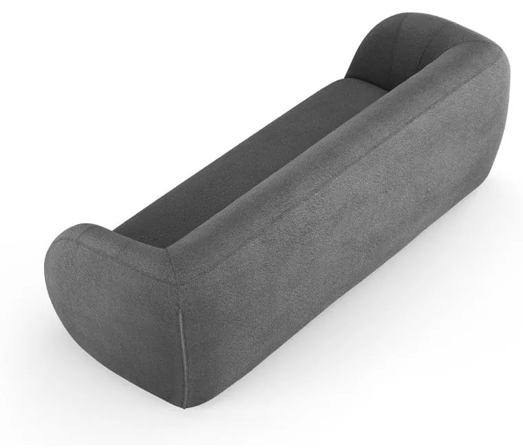 Szara sofa z materiału bouclé 230 cm Essen – Cosmopolitan Design