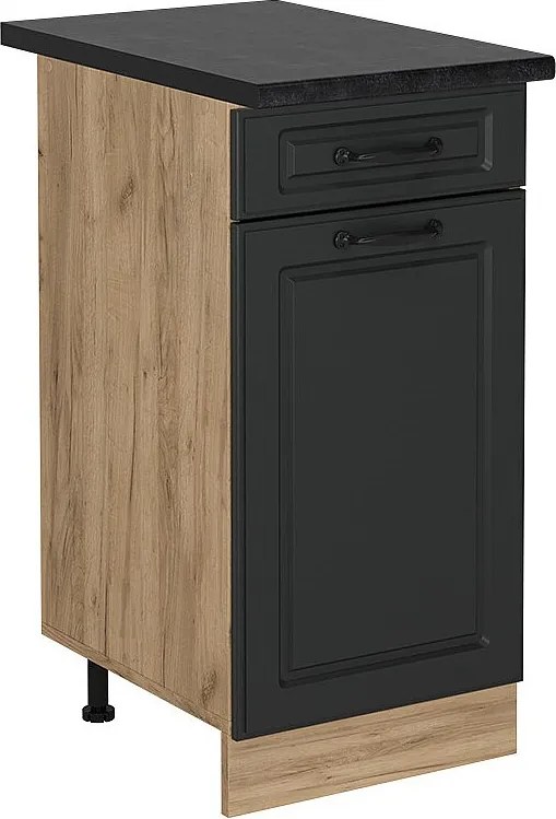 Szafka dolna do kuchni antracytowy domek wiejski 40x60x81.6 r-line