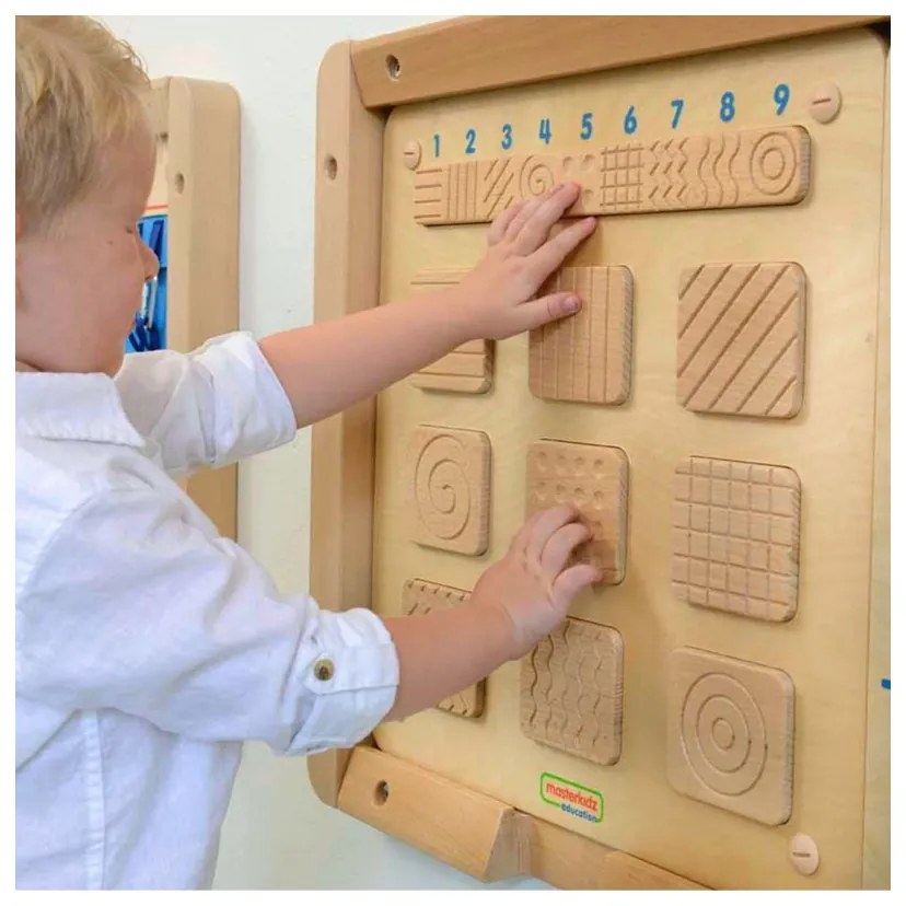 Masterkidz sensoryczna tablica ścienna rozpoznawanie faktury powierzchni