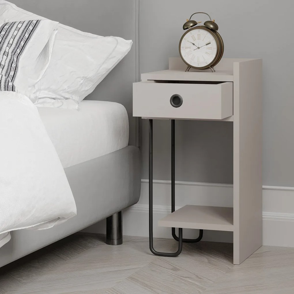 Stolik nocny Sirius Right Light Mocha