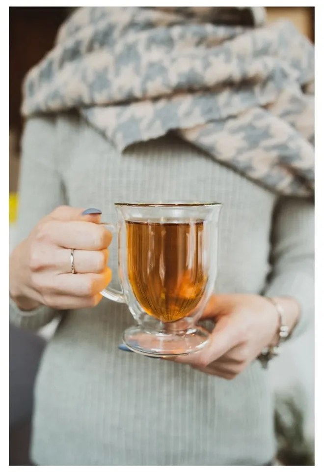 Szklanek kubki do latte z podwójną/z ścianką zestaw 2 szt. 250 ml Amo – Vialli Design