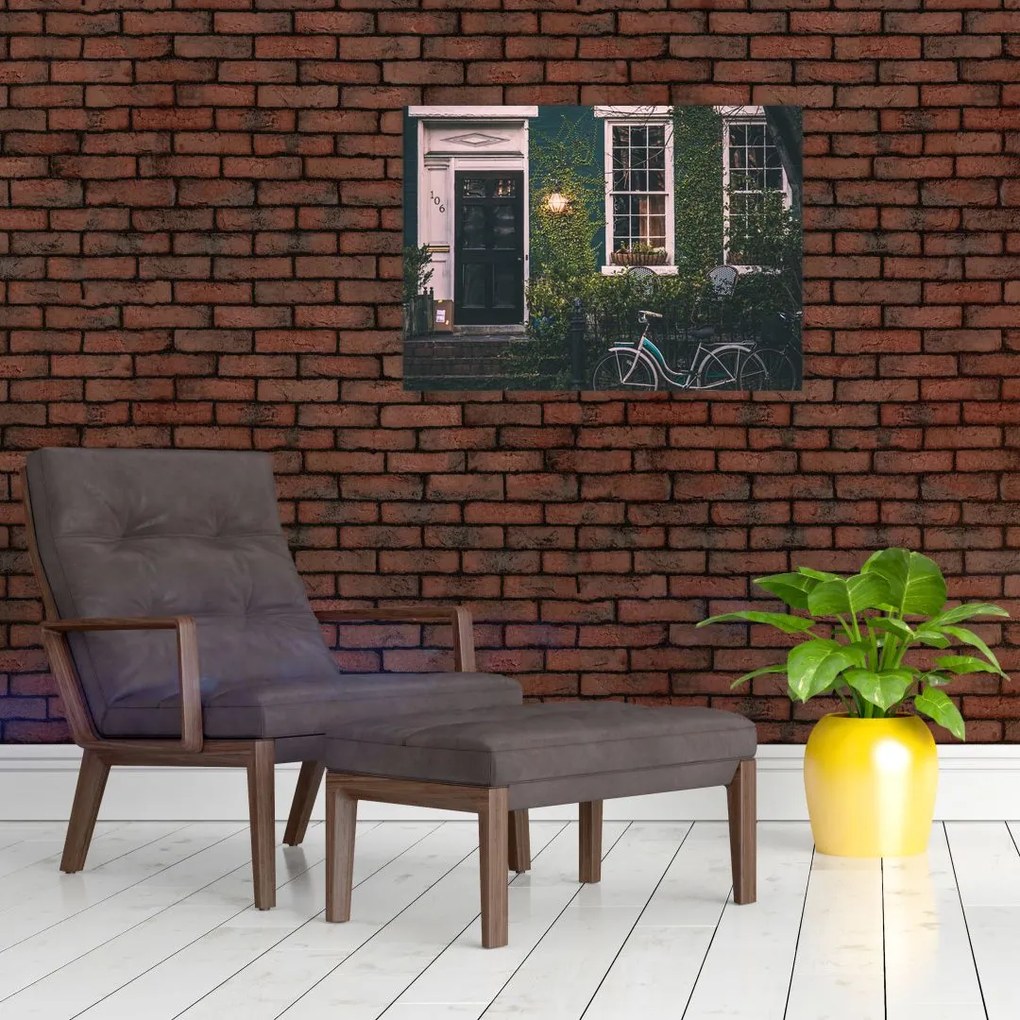 Obraz - W domu z przejażdżki (70x50 cm)