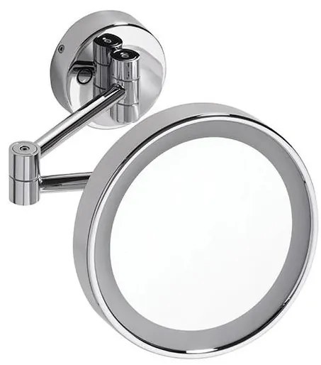 Lusterko kosmetyczne 22x20 cm srebrne