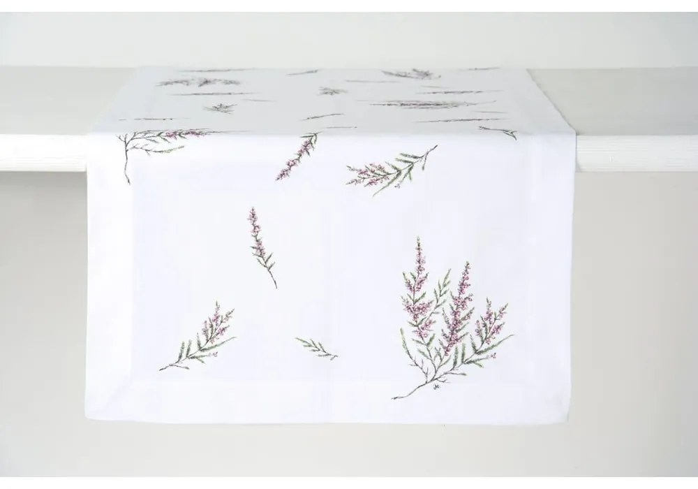 Bieżnik z bawełny organicznej 150x45 cm Calluna Vulgaris – IHR