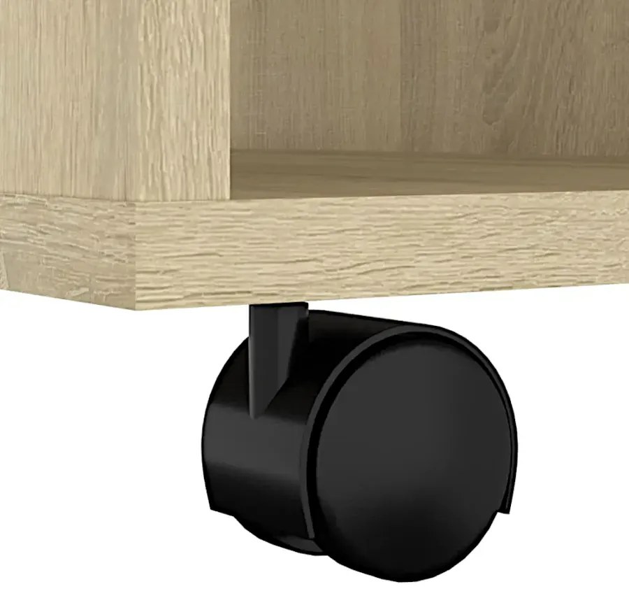 Dębowy kontener do biurka D8-P16