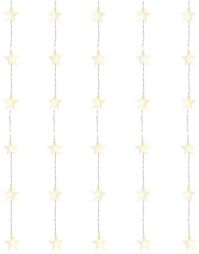 LED Zewnętrzny łańcuch bożonarodzeniowy 30xLED/3,9m IP44 gwiazdy