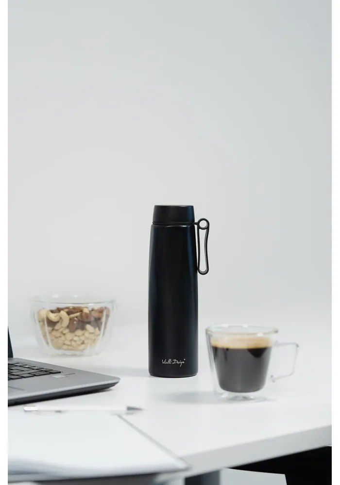 Czarny termos 500 ml Fuori – Vialli Design