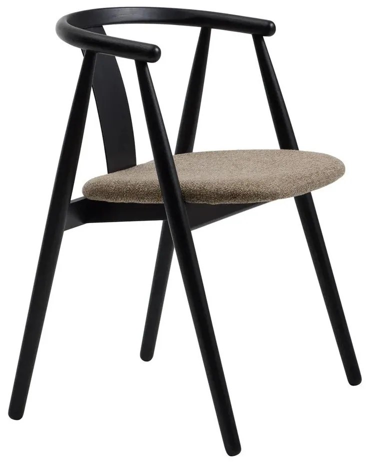Czarno-beżowe krzesło Relate – Unique Furniture