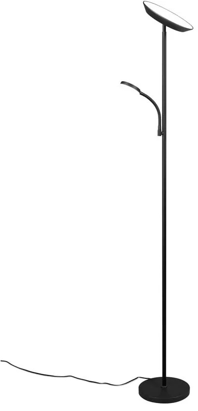 Czarna lampa stojąca LED (wysokość 178 cm) Specter – Reality