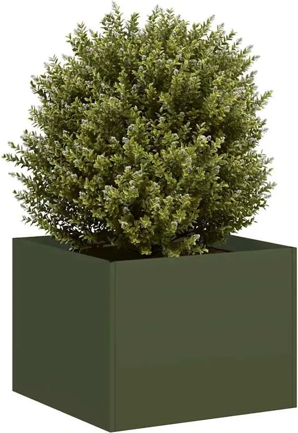 Oliwkowa donica ogrodowa w nowoczesnym stylu S4-S27