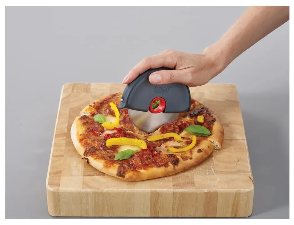 Nóż do pizzy z silikonu i stali nierdzewnej Disc – Joseph Joseph
