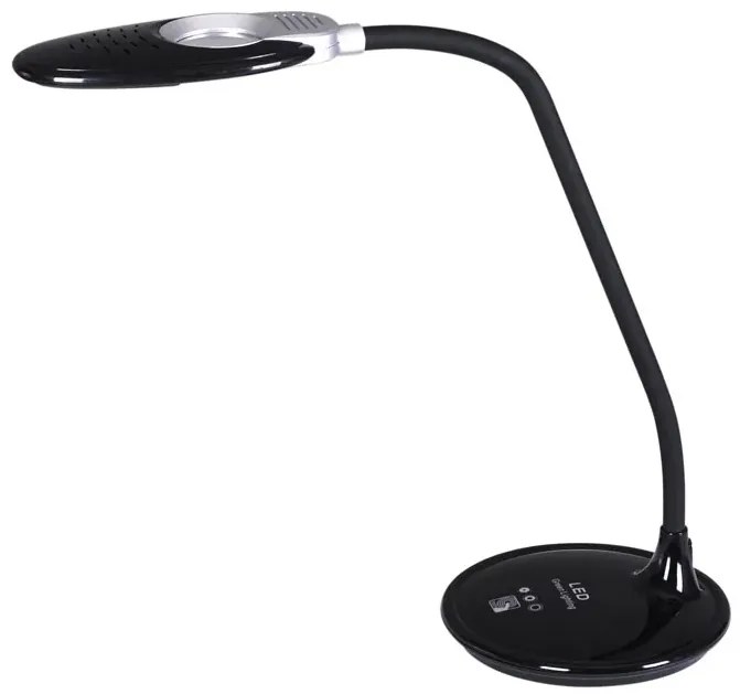 Czarna nowoczesna lampka LED do biura - S260 A3-E47