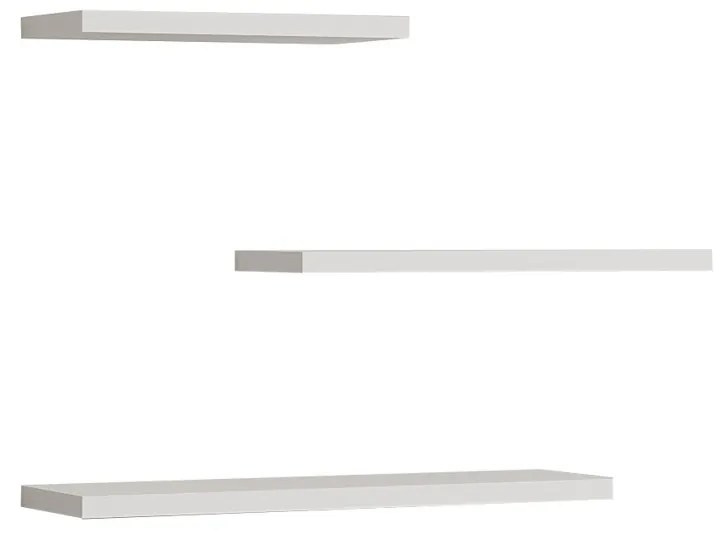 Półka Leila White, 3 szt.