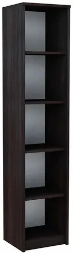 Klasyczny regał na książki wenge - Tymria 3X