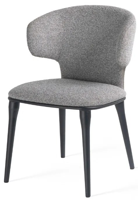 Stylowe krzesło Serene, które łączy miękką tkaninę z wygodą i solidnym wykonaniem, idealne do wnętrz z charakterem.