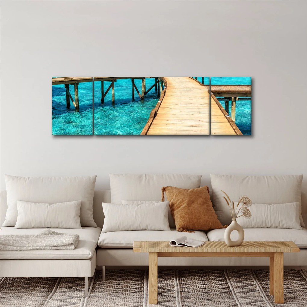 Obraz - Molo (170x50 cm)