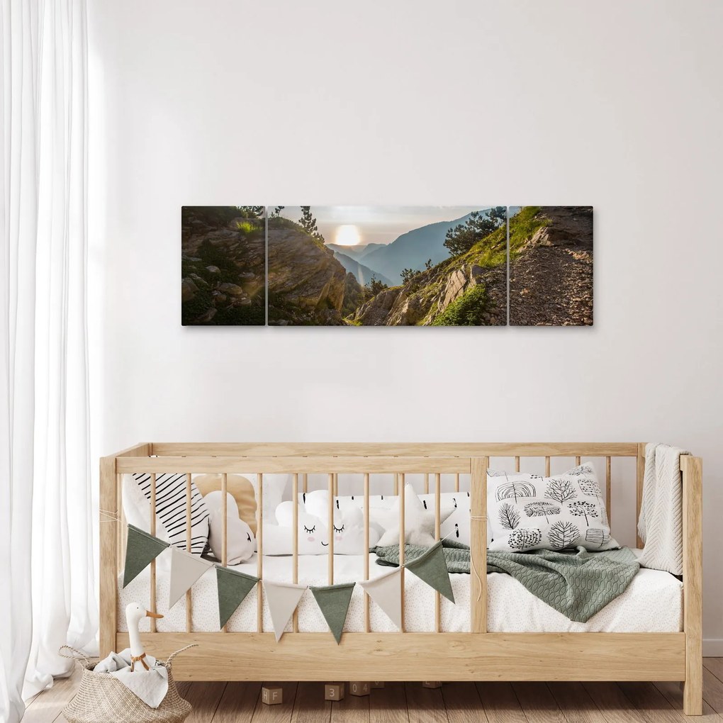 Obraz - Góra Olimp (170x50 cm)