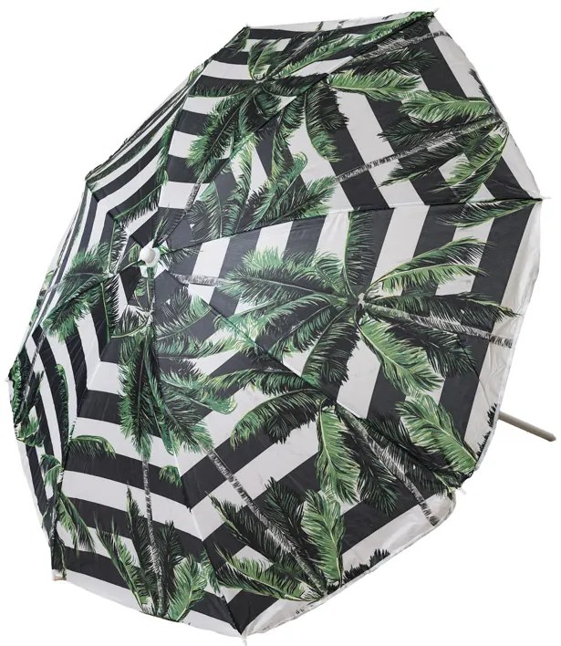 Parasol PALMA 180 cm, czarno-biały