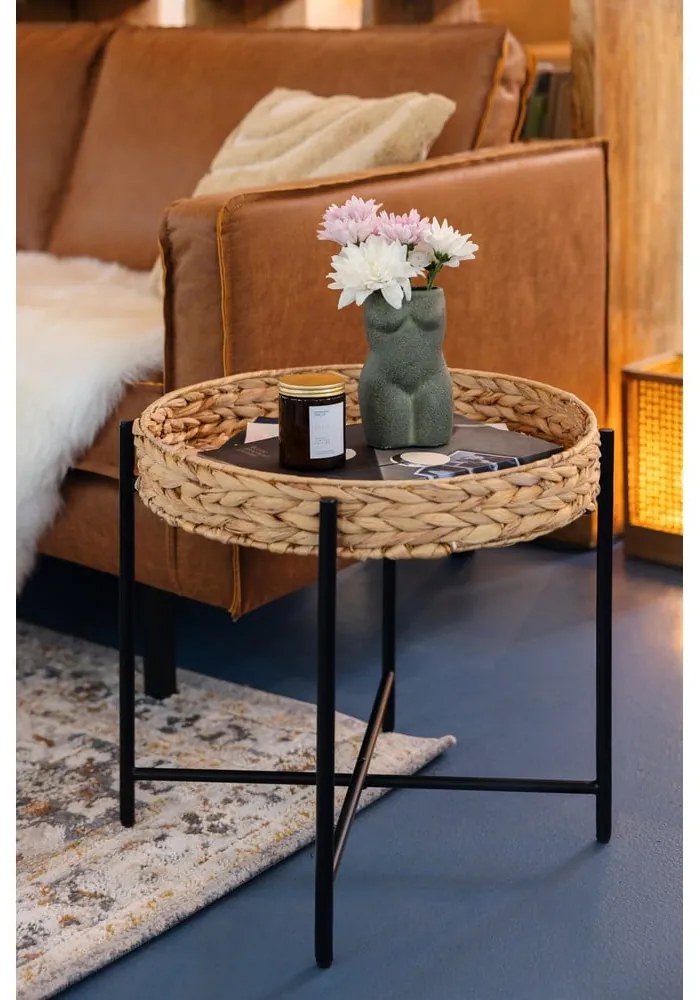 Brązowa sofa z imitacji skóry 190 cm Rodeo – WOOOD