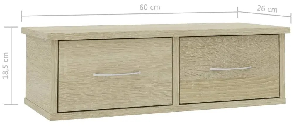 Półka ścienna z szufladami R5-A51
